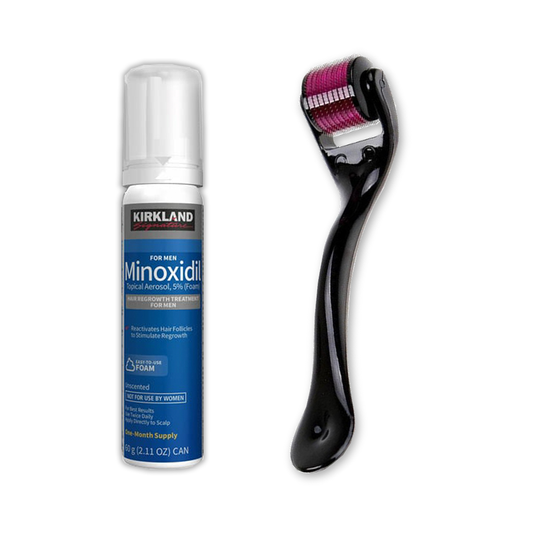 Kirkland 5% foam & derma roller